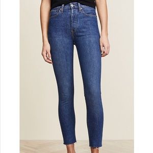 Re/done high rise jeans